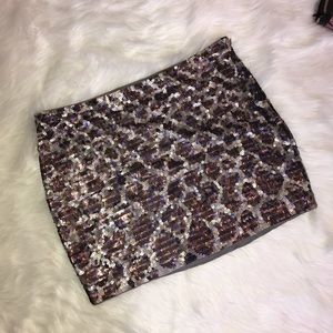 Express Sequin Mini Skirt 🔥